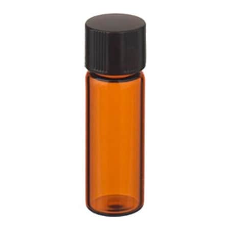 Cp Lab Safety. Wheaton 2ML Amber Vials in a box, PTFE /Rubber Liner, Case of 288 W224681